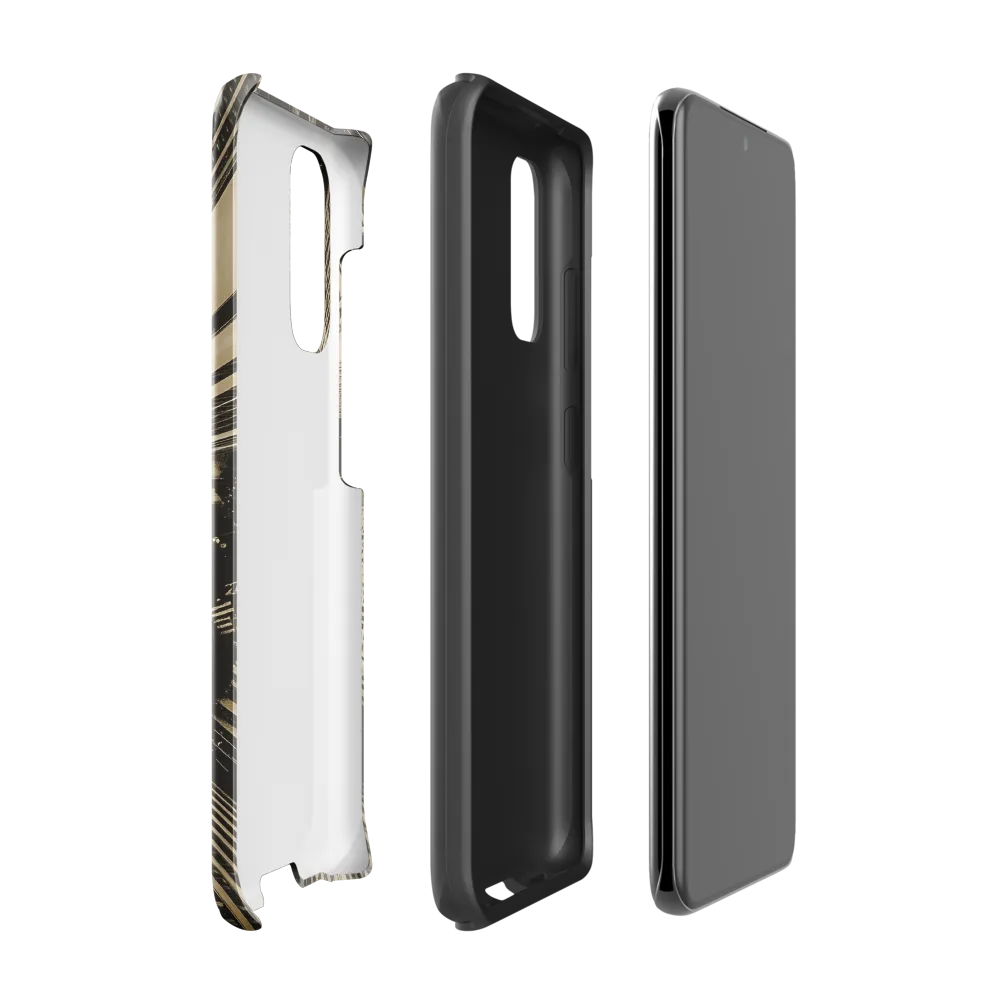 Urban Symphony: Aerial Perspective of City Life | Phone Case |  S20 | Tough Case | Glossy