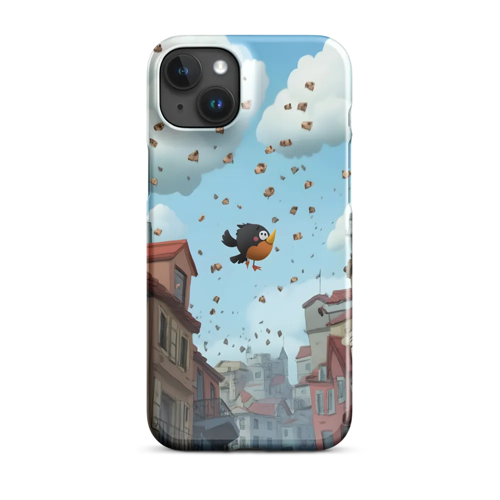 A Whimsical Flight Through Bread and Sky