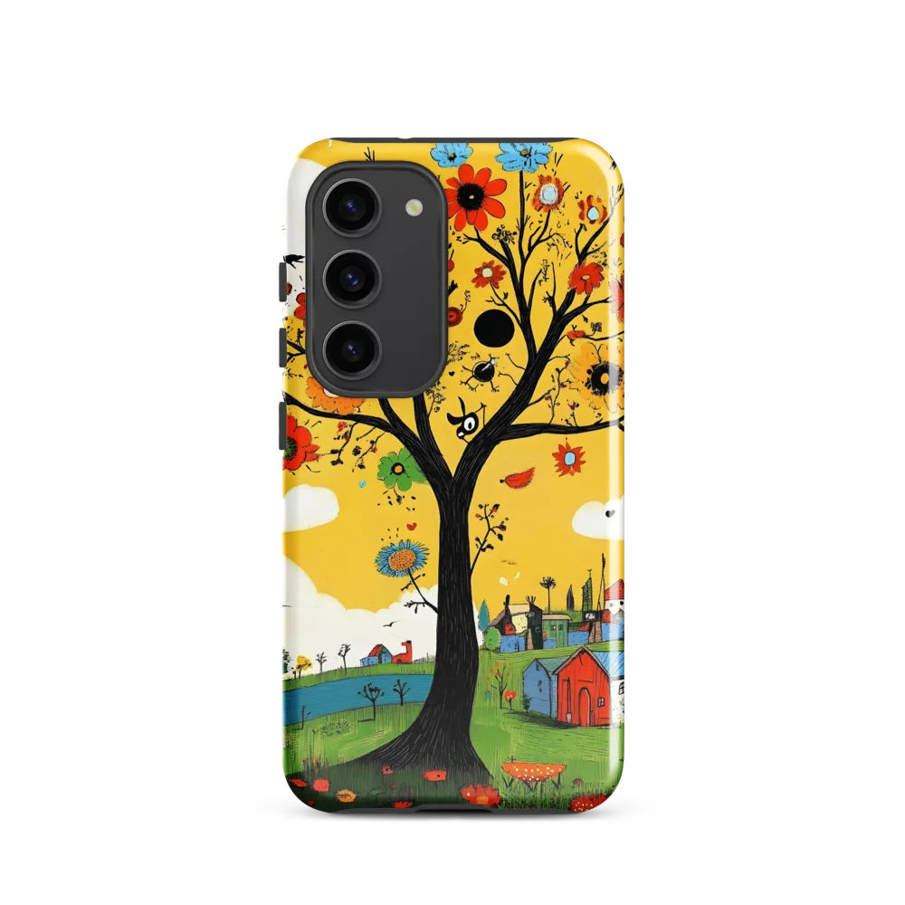 Whimsical Blooms of Life | Phone Case |  S23 | Tough Case | Glossy