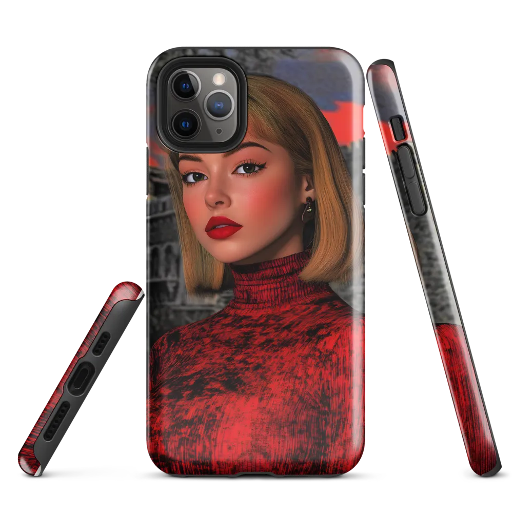 Mystique of the Scarlet Embrace | Phone Case |  11 Pro Max | Tough Case | Glossy