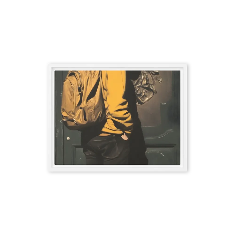 Silent Reflection | Canvas with White Frame | 12″×16″