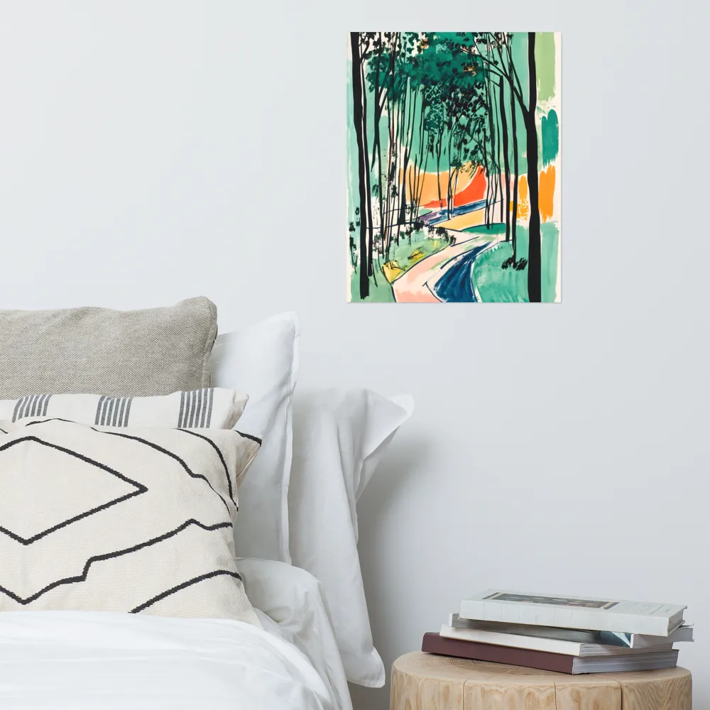 Winding Path Through the Forest | Poster | 16″×20″