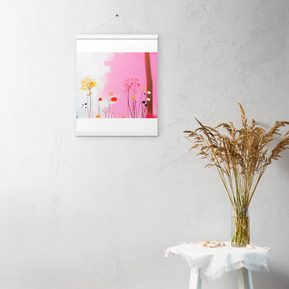 Whispers of a Surreal Bloom | Poster With White Wood Hanger | 16″×20″