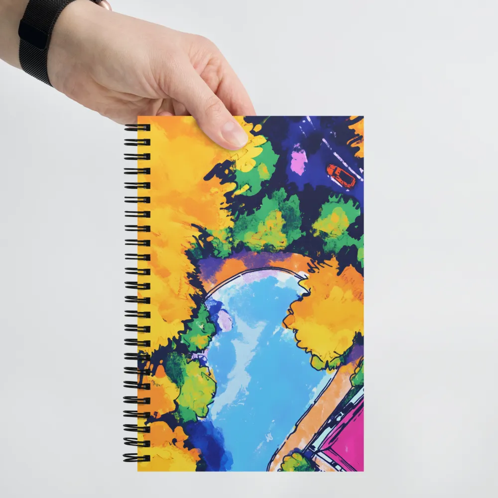 Vibrant Waterscape | Spiral Notebook