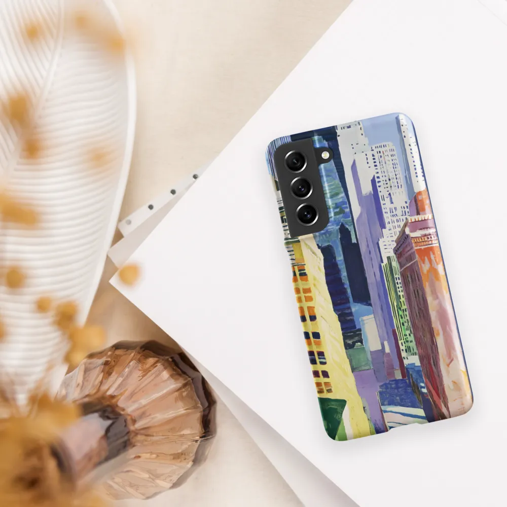Urban Symphony in Color | Phone Case |  S21 FE | Snap Case | Matte