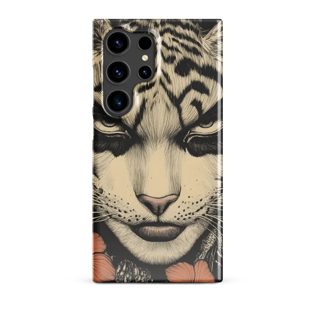 Feline Majesty: The Human-Leopard Connection | Phone Case |  S24 Ultra | Snap Case | Glossy
