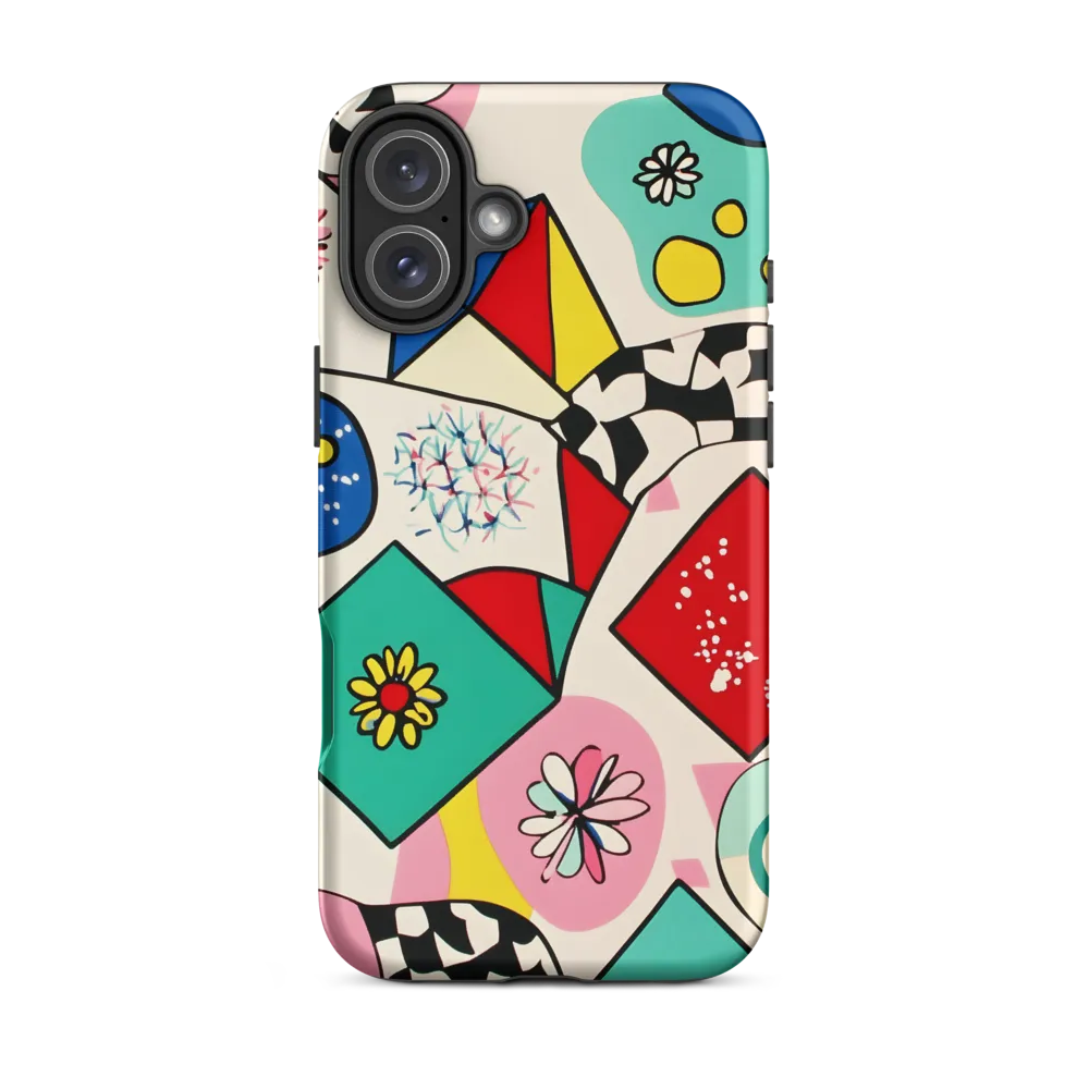 Joyful Geometry: A Playful Dance of Shapes and Colors