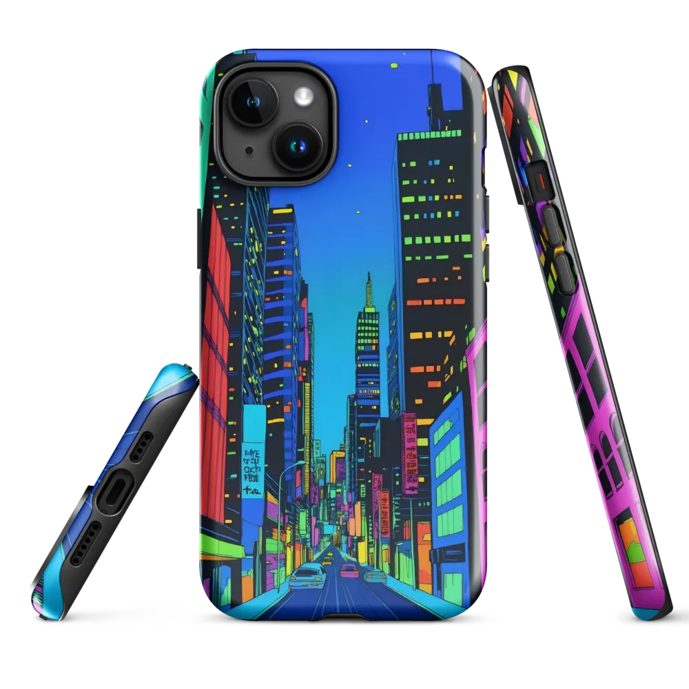 Neon Dreamscape: A Futuristic City at Dusk