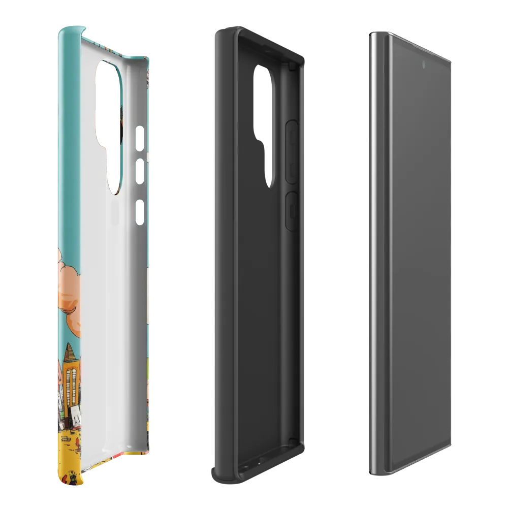 Urban Fantasia: A Whimsical Encounter | Phone Case |  S22 Ultra | Tough Case | Glossy