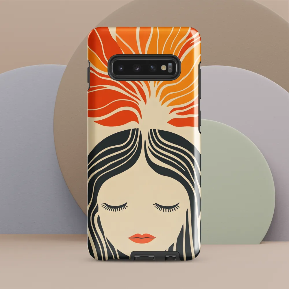 Blossoming Tranquility | Phone Case |  S10 Plus | Tough Case | Glossy