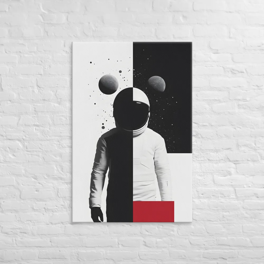 Astral Duality: The Journey of an Astronaut | Canvas | 32″×48″