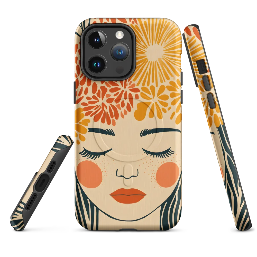 Serenity in Bloom | Phone Case |  14 Pro Max | MagSafe® Tough Case | Matte