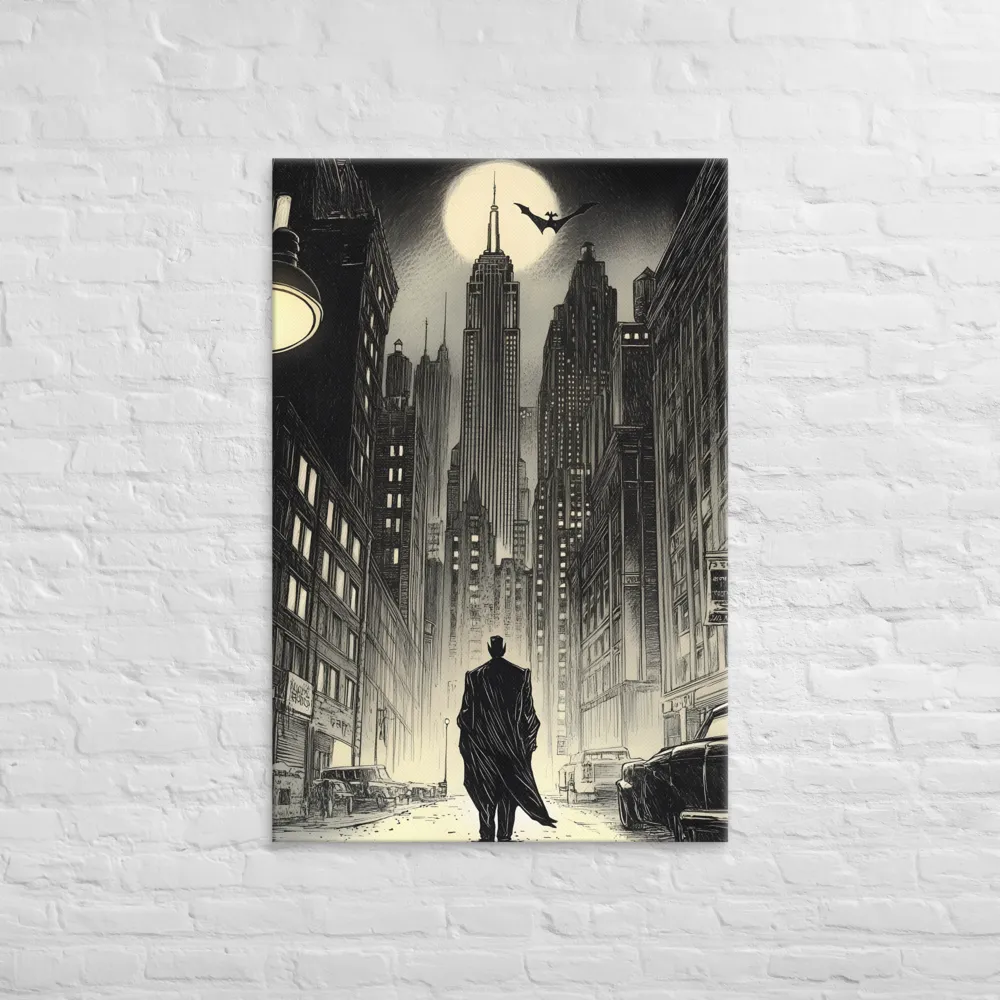 Shadows of the Gotham Night | Art Print