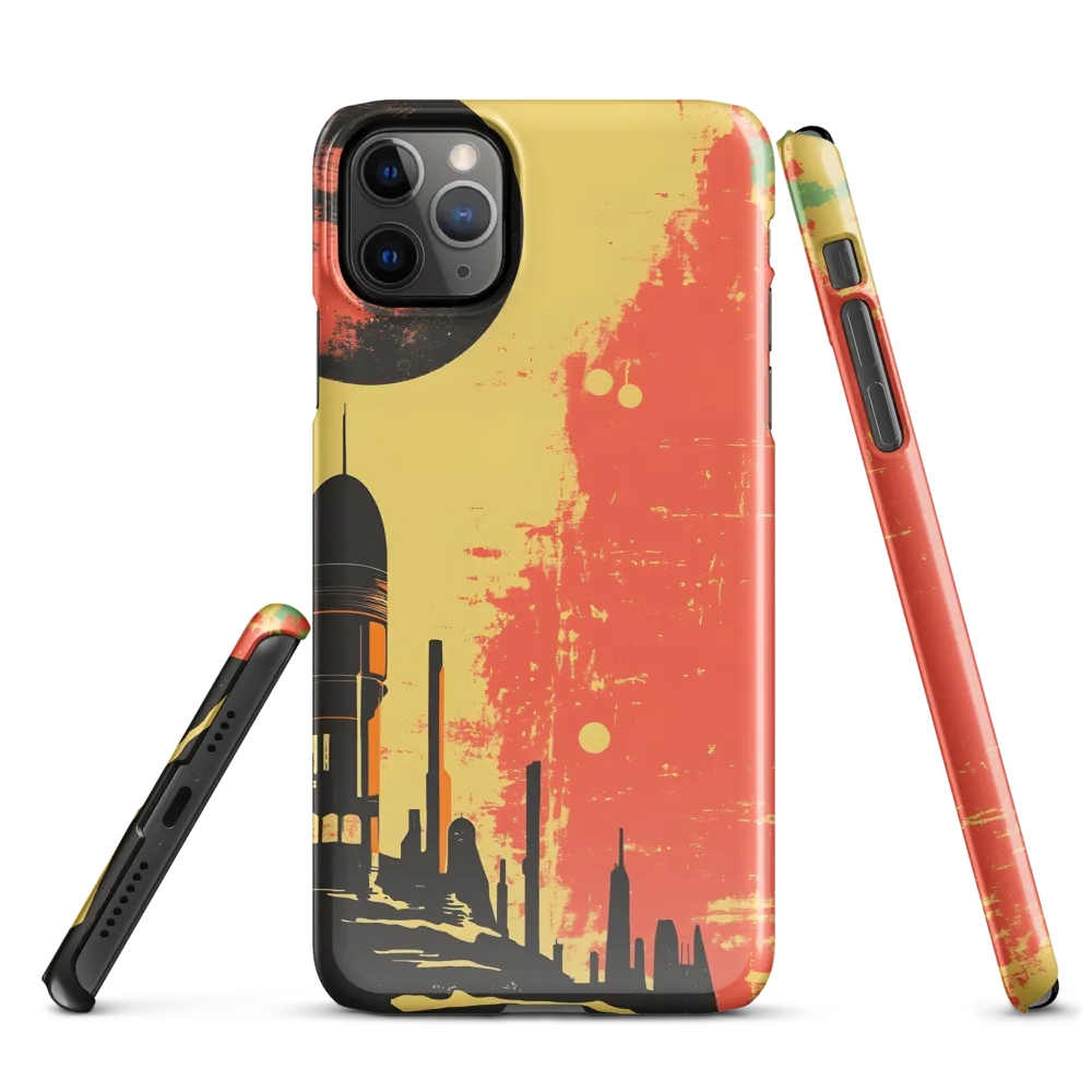 Journey to the Stars: A Retro-Futuristic Landscape | Phone Case |  11 Pro Max | Snap Case | Glossy