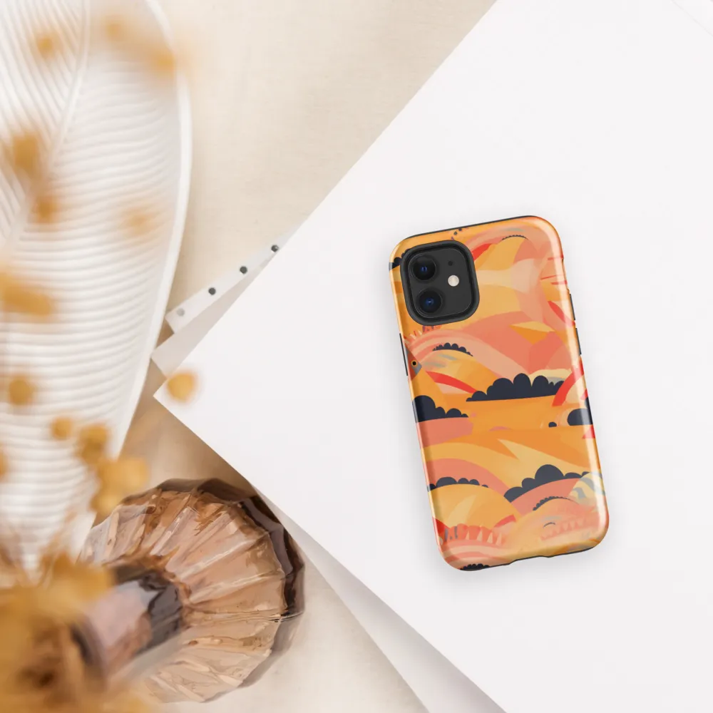 Whispers of the Abstract Horizon | Phone Case |  12 mini | Tough Case | Glossy