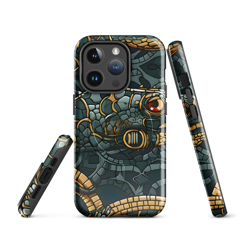 Lizards of Abstraction | Phone Case |  14 Pro | MagSafe® Tough Case | Glossy
