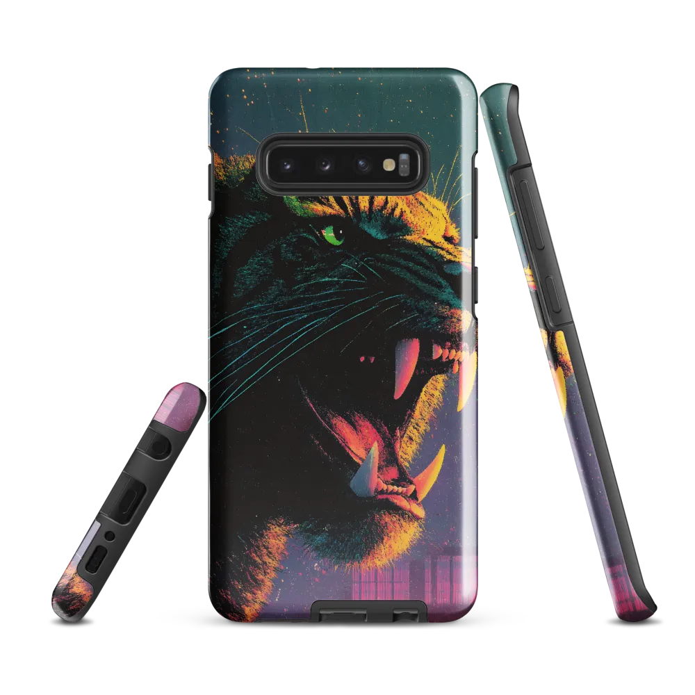 Feral Dreams: The Roaring Tiger | Phone Case |  S10 Plus | Tough Case | Glossy