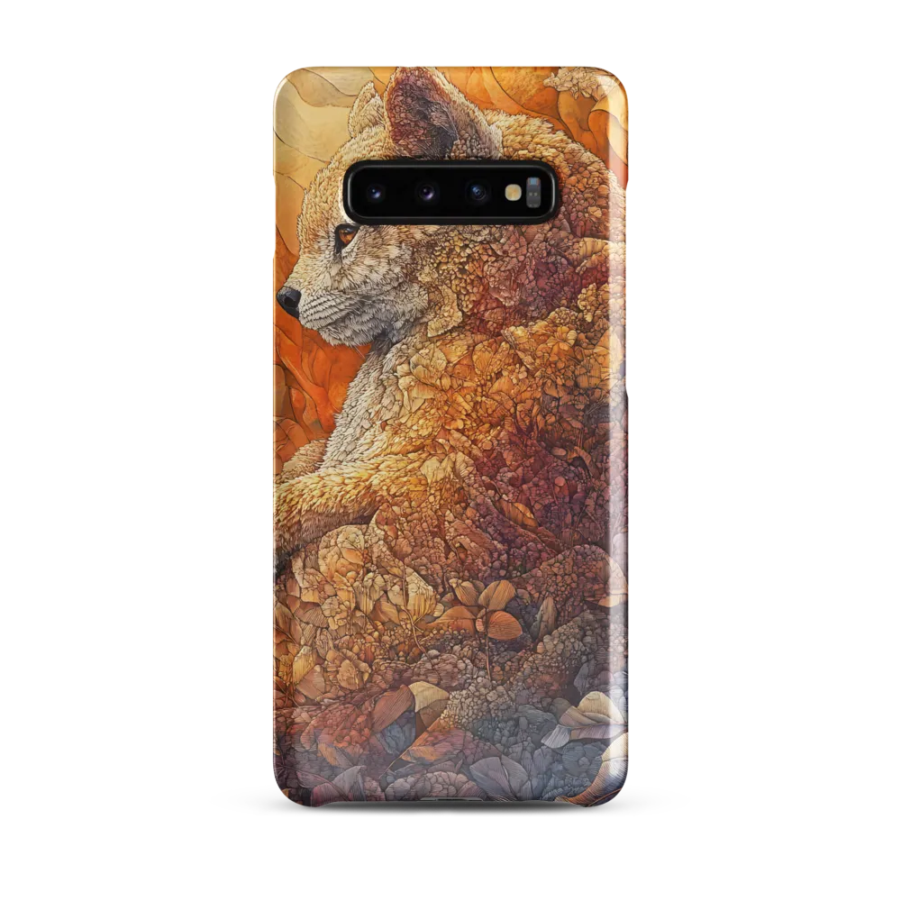 Whispers of the Forest: A Serene Fox | Phone Case |  S10 Plus | Snap Case | Glossy