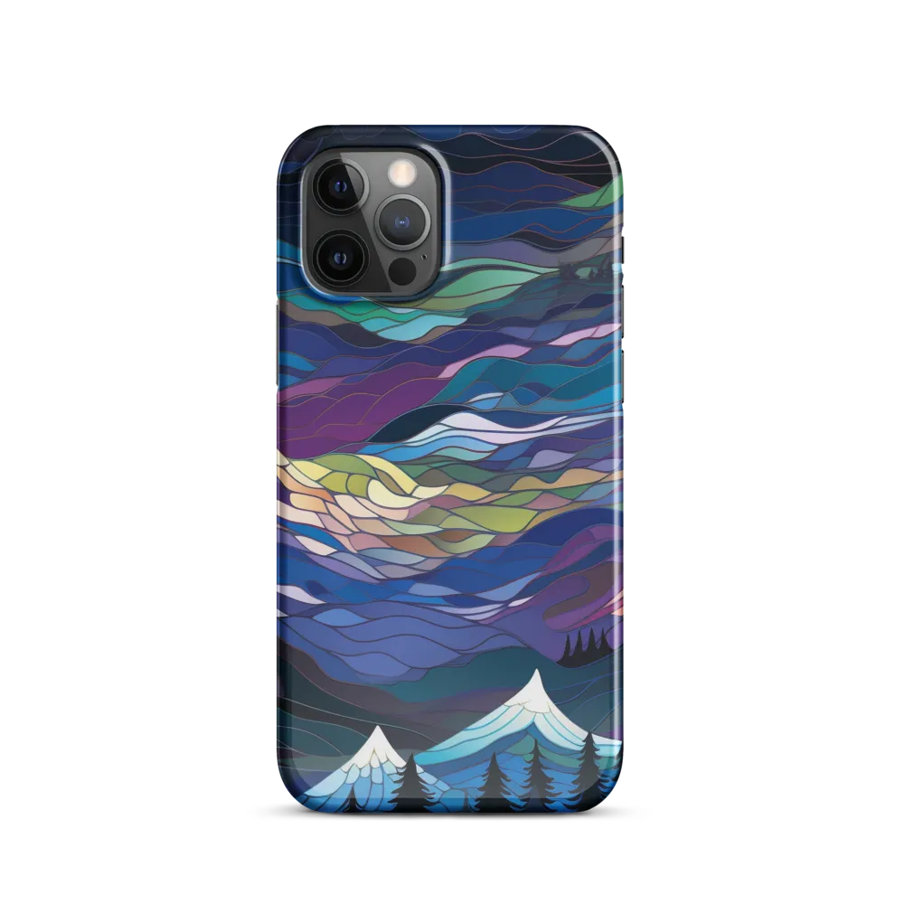 Twilight Peaks: An Abstract Mountain Landscape