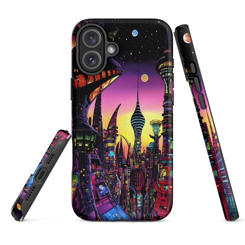 Futuristic Cityscape at Dusk
