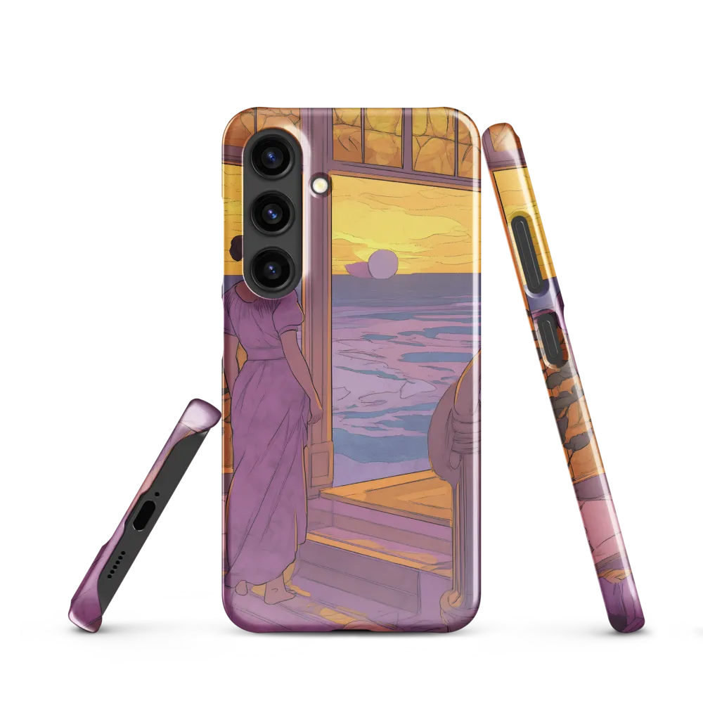 Whispers of the Sunset | Phone Case |  S24 | Snap Case | Glossy