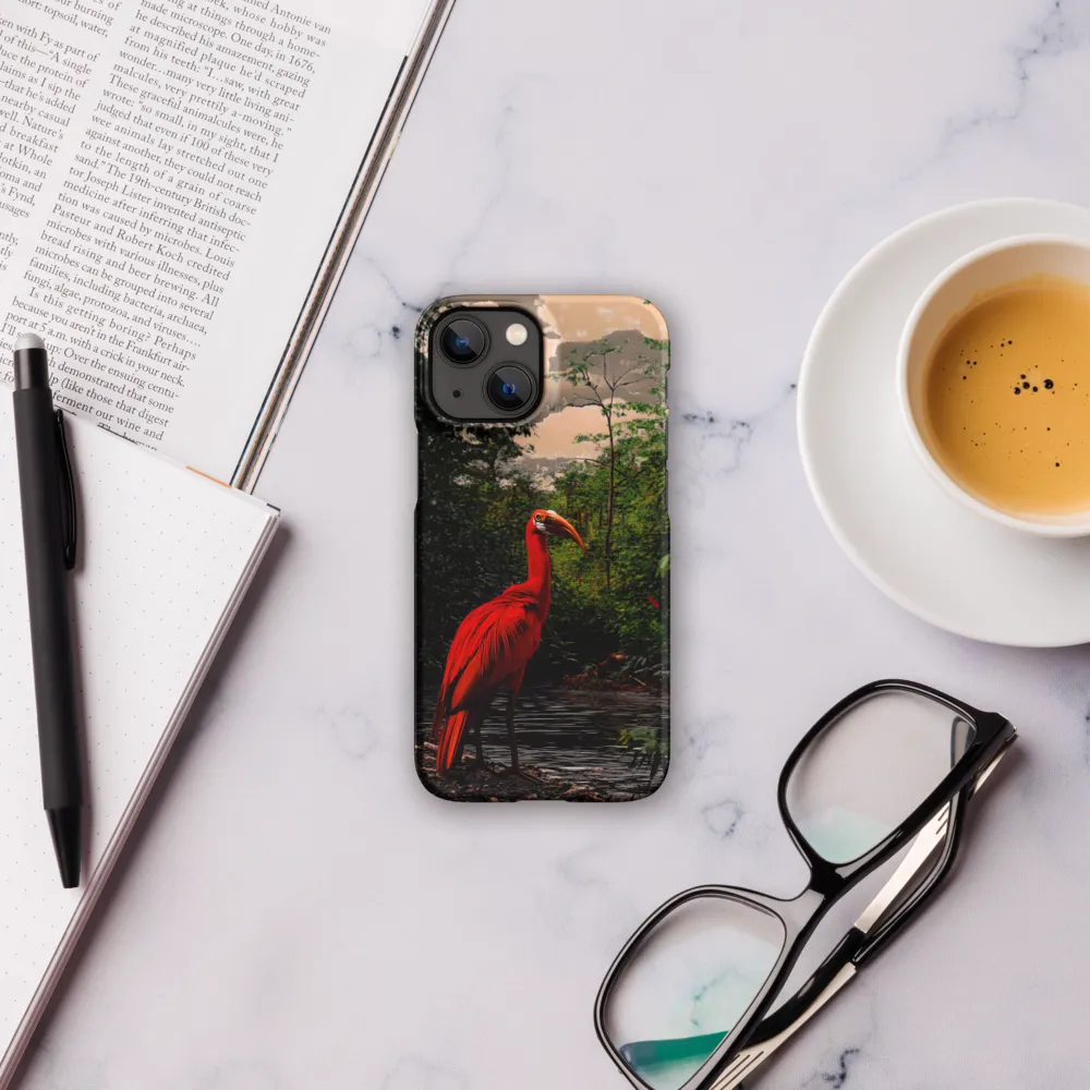 Enigmatic Elegance: The Scarlet Observer