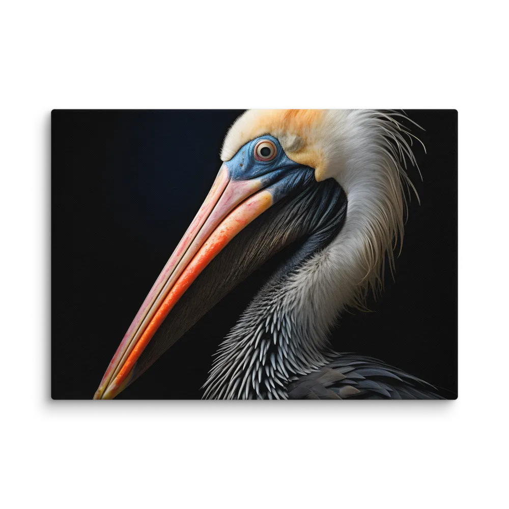 Majestic Portrait of a Pelican | Canvas | 20″×28″