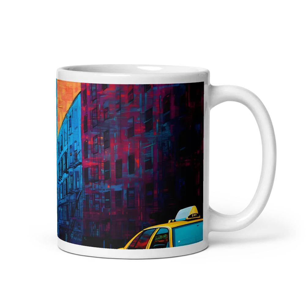 Vibrant Urban Horizons | Mug with White inside | 11 oz