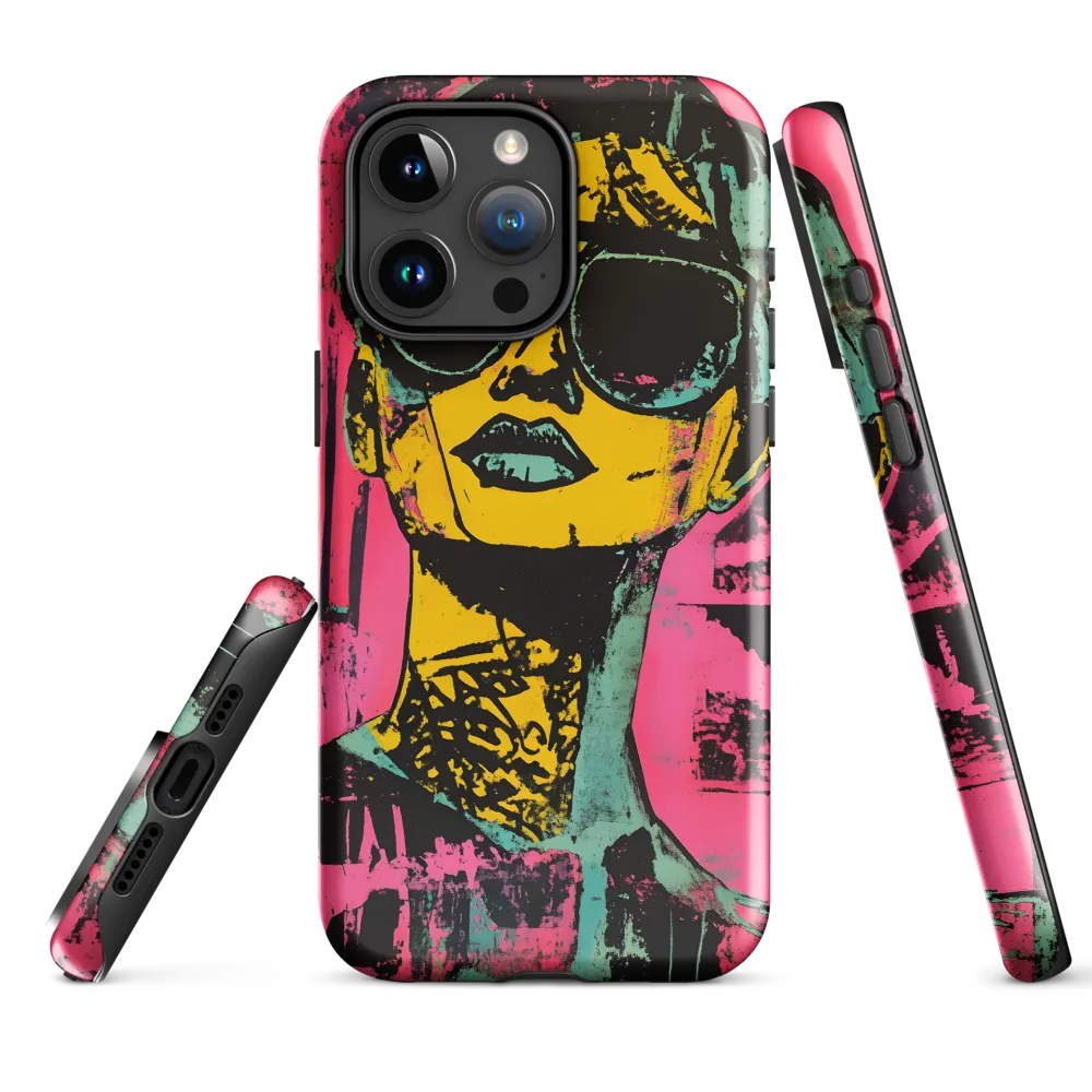 Confident Portrait in Neon Colors