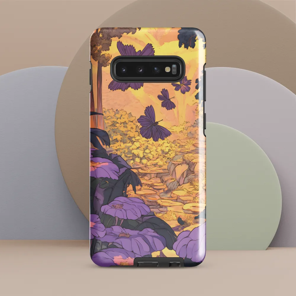 A Serene Dance of Butterflies | Phone Case |  S10 Plus | Tough Case | Glossy