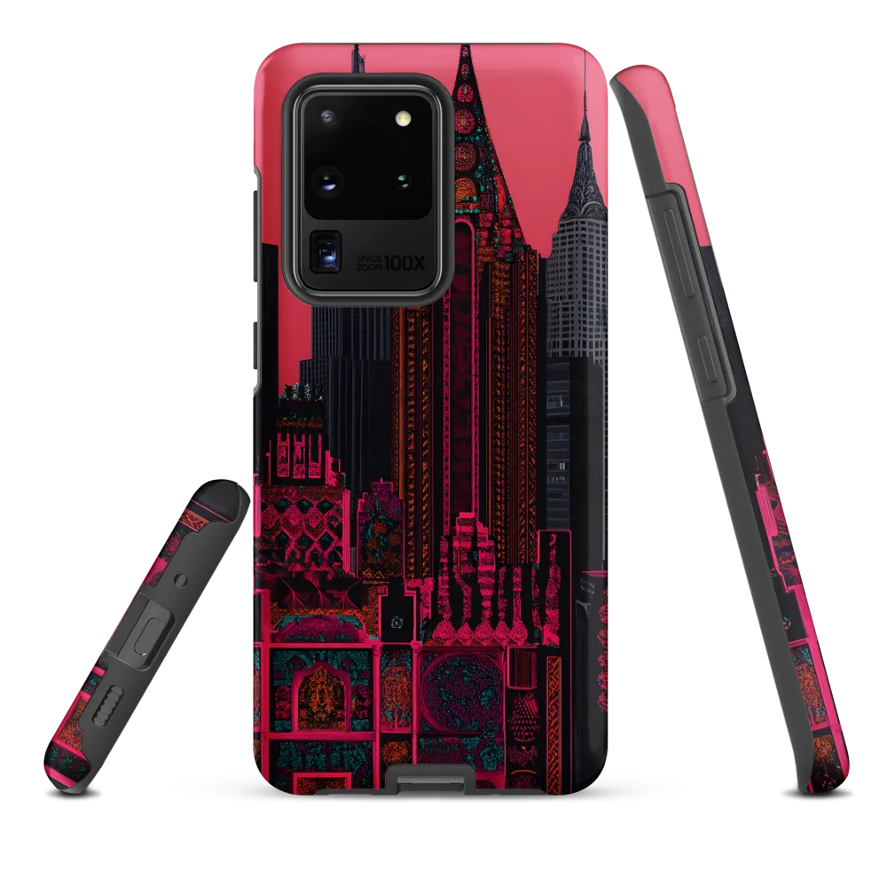 Urban Vibrance: A Digital Exploration of Skyscrapers