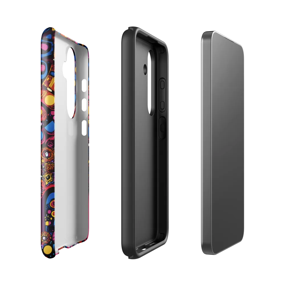 Whimsical Mandala Symphony | Phone Case |  S24 | Tough Case | Glossy