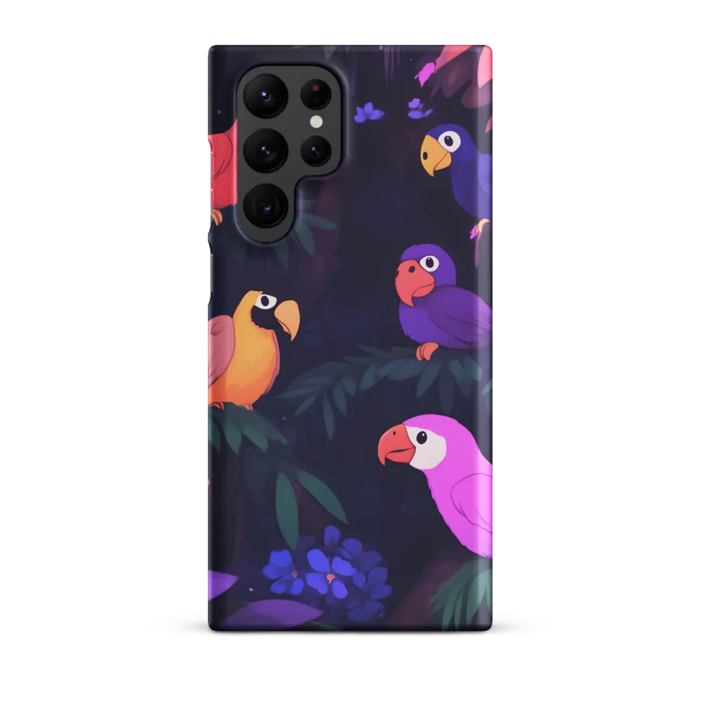 Tropical Parrot Playground | Phone Case |  S22 Ultra | Snap Case | Matte