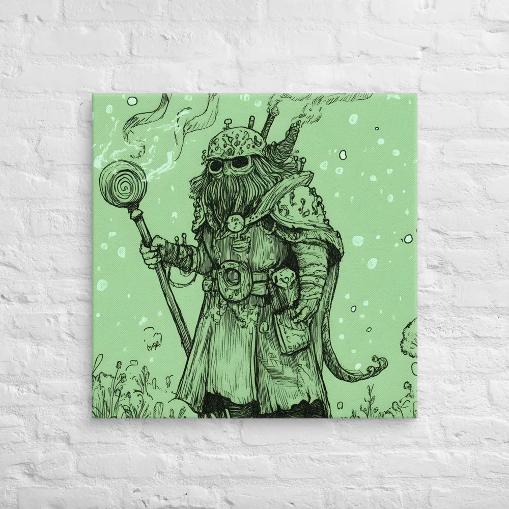 The Enigmatic Wizard | Canvas | 30″×30″