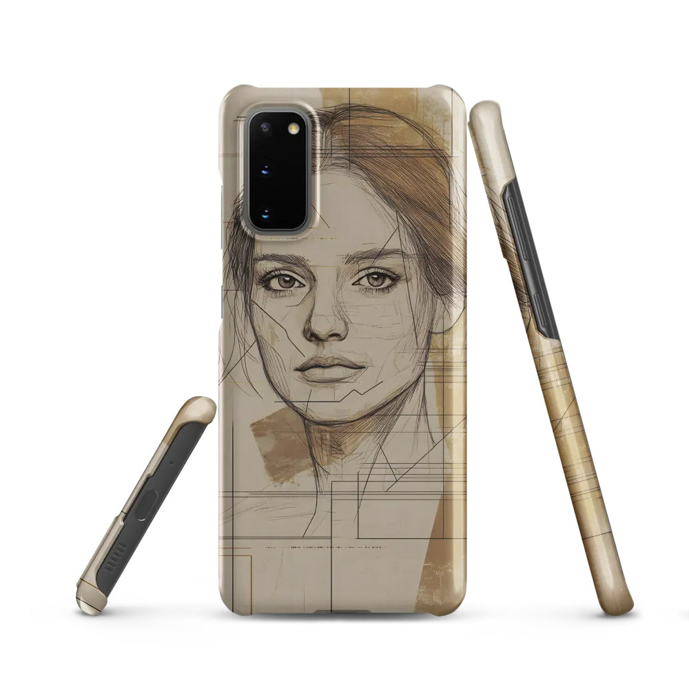 Geometric Elegance: A Modern Portrait