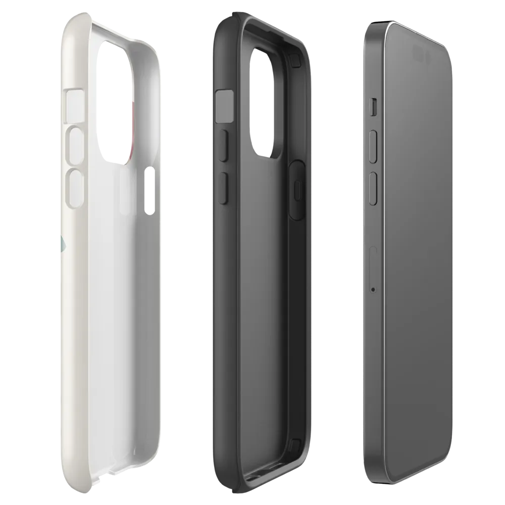 Dual Facets of Serenity | Phone Case |  14 Pro Max | Tough Case | Glossy