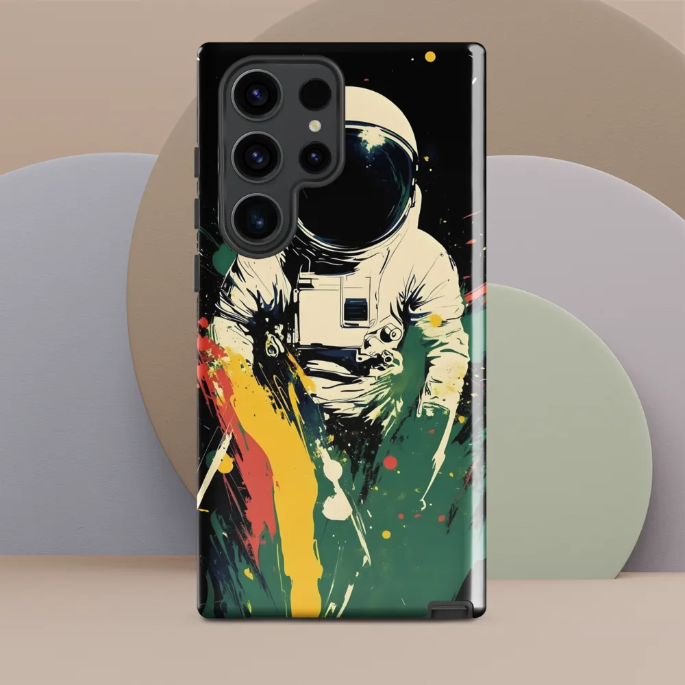 Cosmic Splash: The Astronaut's Journey