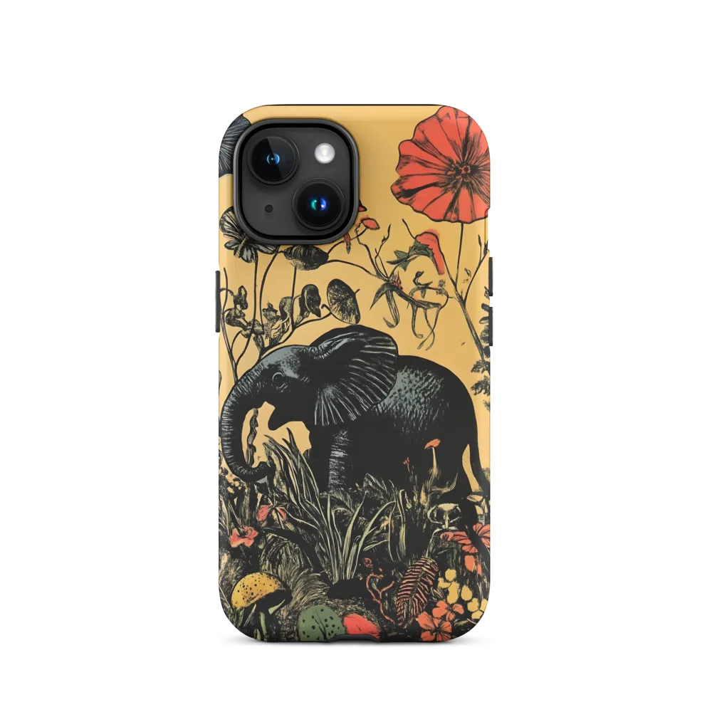 Floral Majesty: The Elephant's Sanctuary