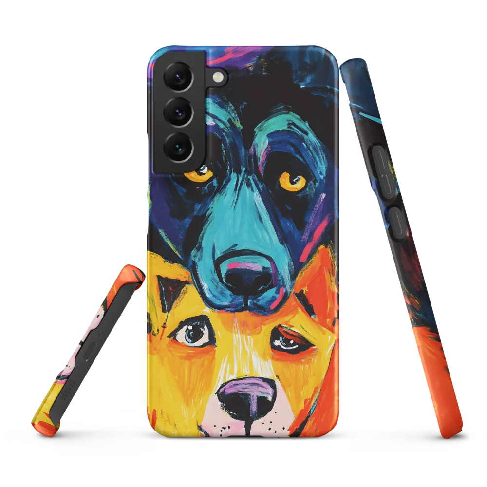 Vibrant Companions: An Expression of Canine Spirit