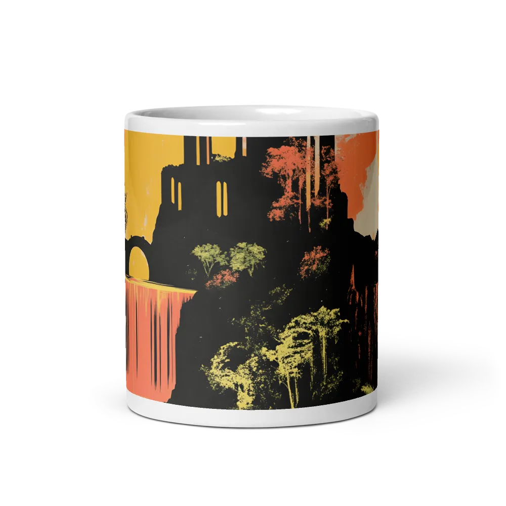 Elysian Echoes: A Surreal Reflections | Mugs | Multiple Sizes & Colors