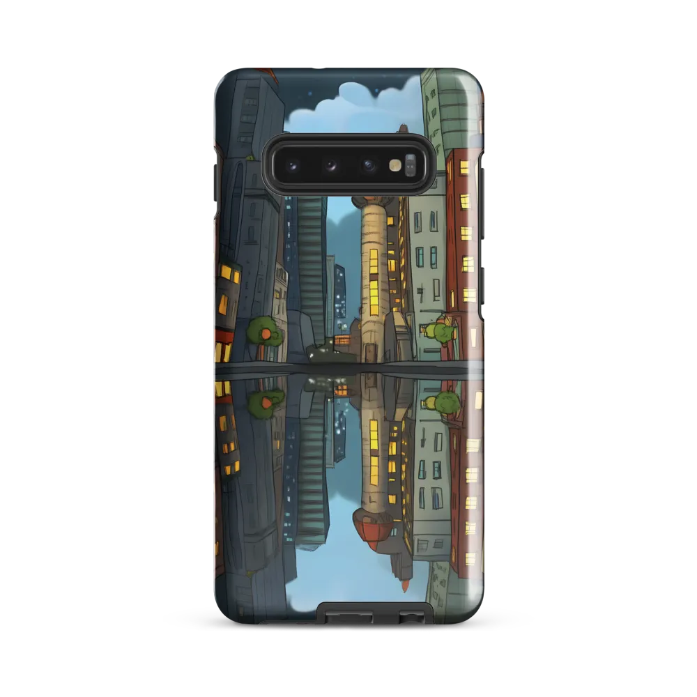 Reflections of a Serene City | Phone Case |  S10 Plus | Tough Case | Glossy