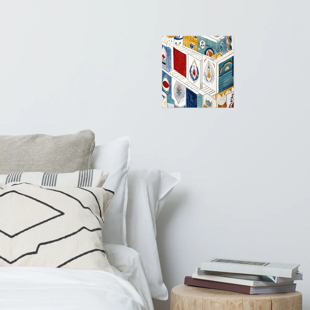 Symphony of Geometric Harmony | Poster | 12″×12″