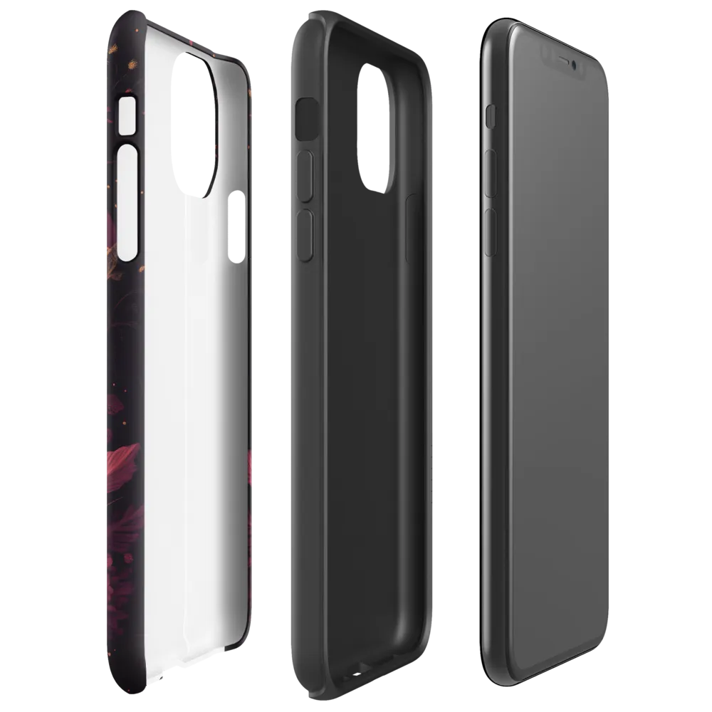 Ornate Harmony: A Digital Floral Architecture | Phone Case |  11 Pro Max | Tough Case | Matte