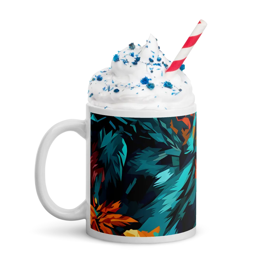 Wild Symphony: Abstract Tigers | Mugs | Multiple Sizes & Colors