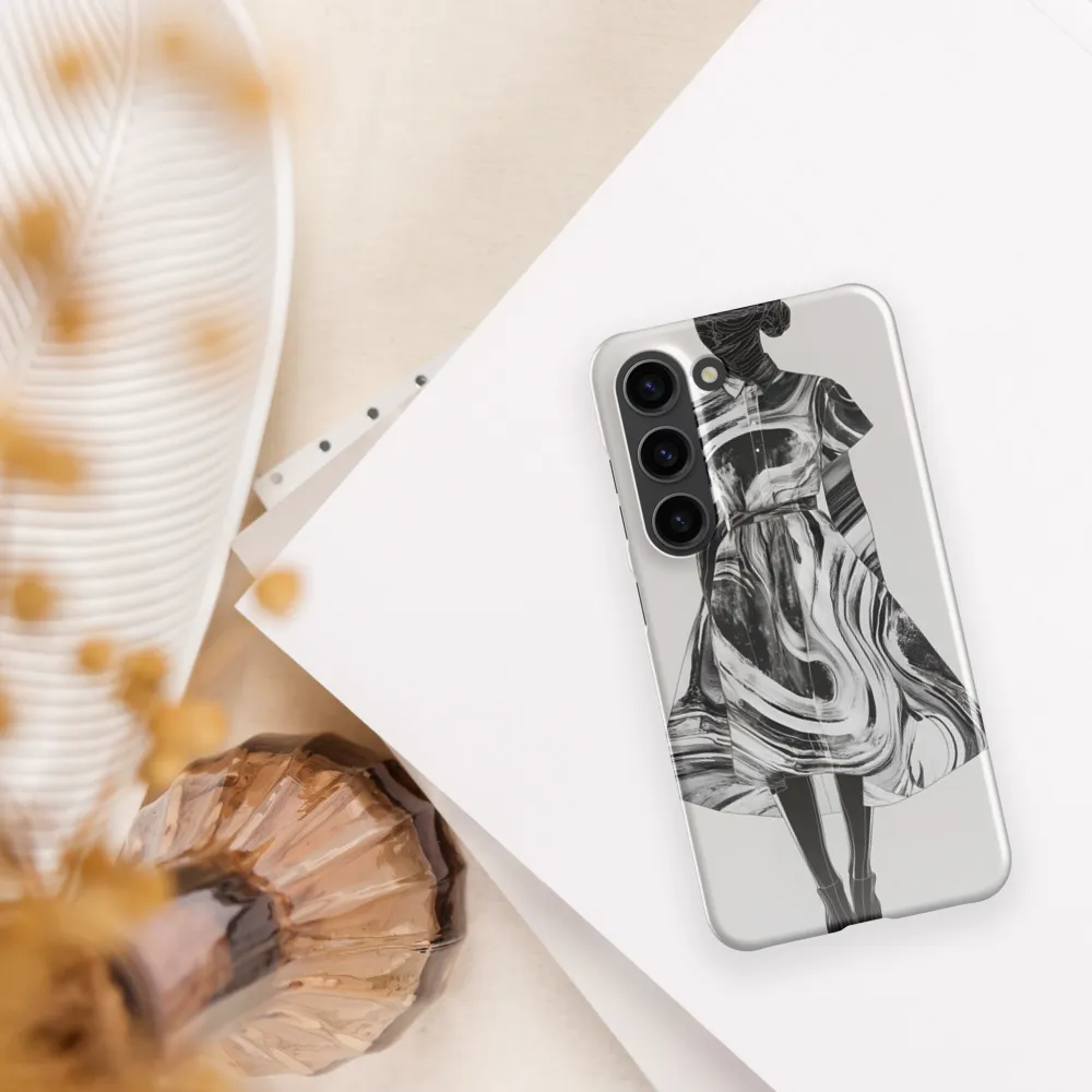 Whirls of Elegance: A Contemporary Fashion Design