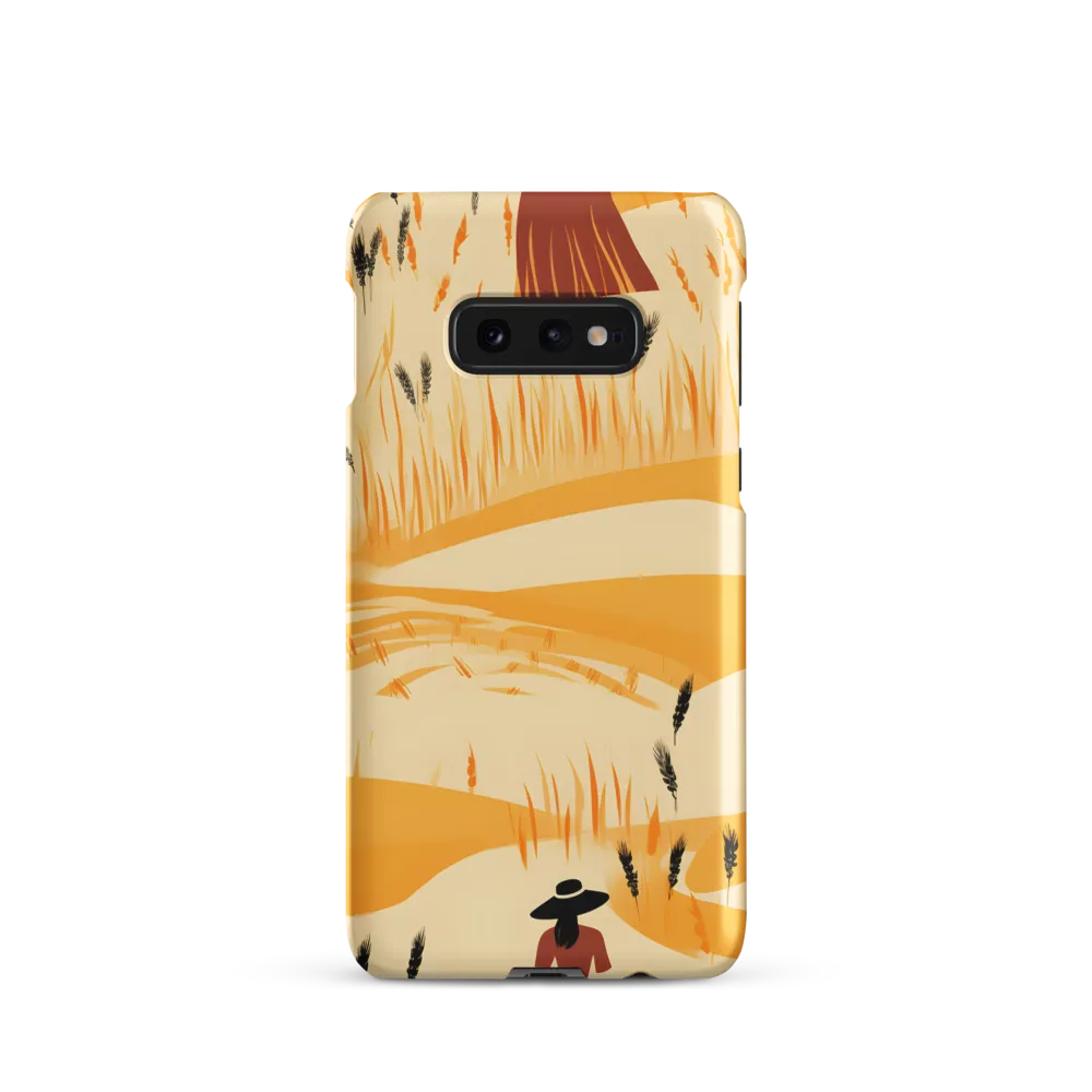 Embracing the Fields: A Floral Journey | Phone Case |  S10e | Snap Case | Matte