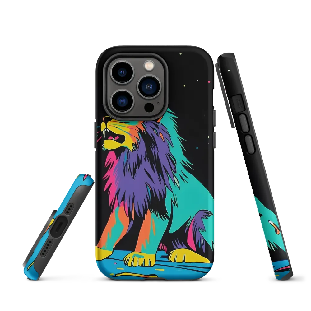Roaring Colors: The Neon Lion
