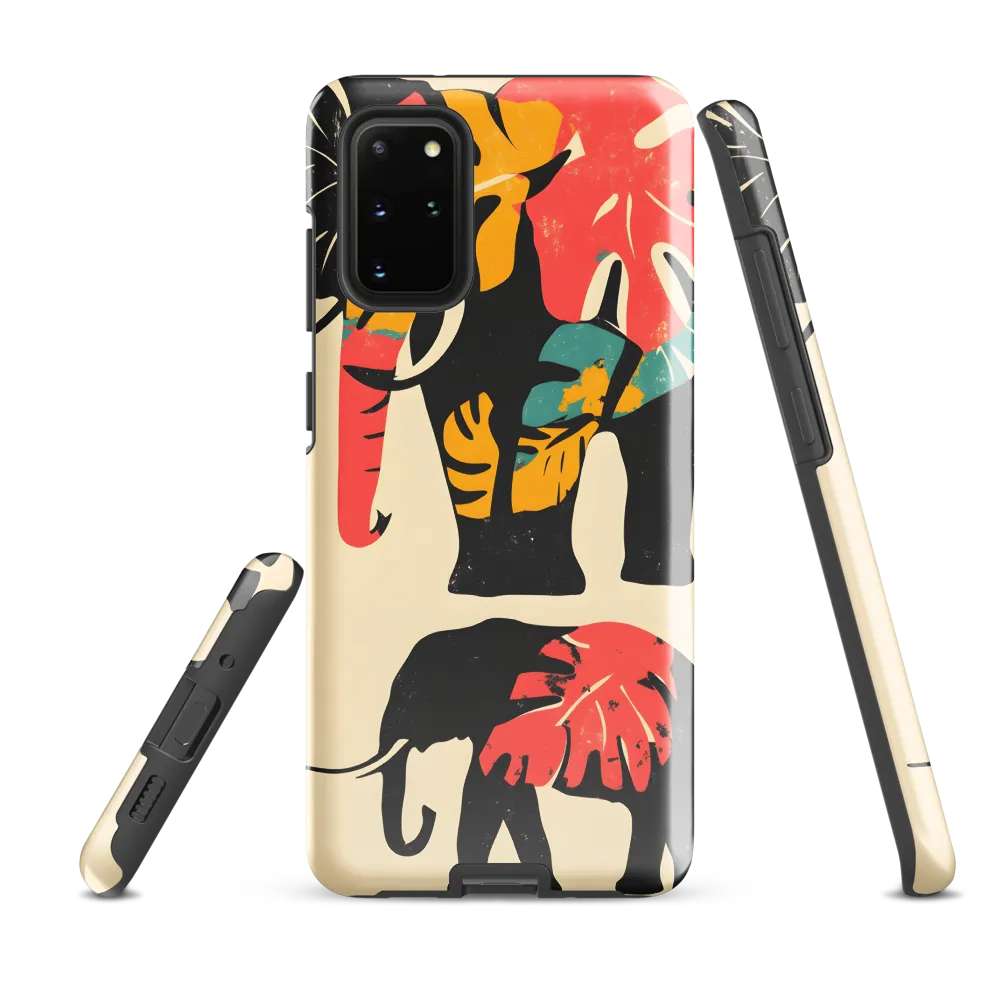 Tropical Elegance: The Elephant's Dance