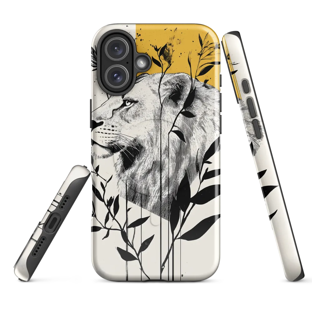 Regal Serenity: The Lion and Flora