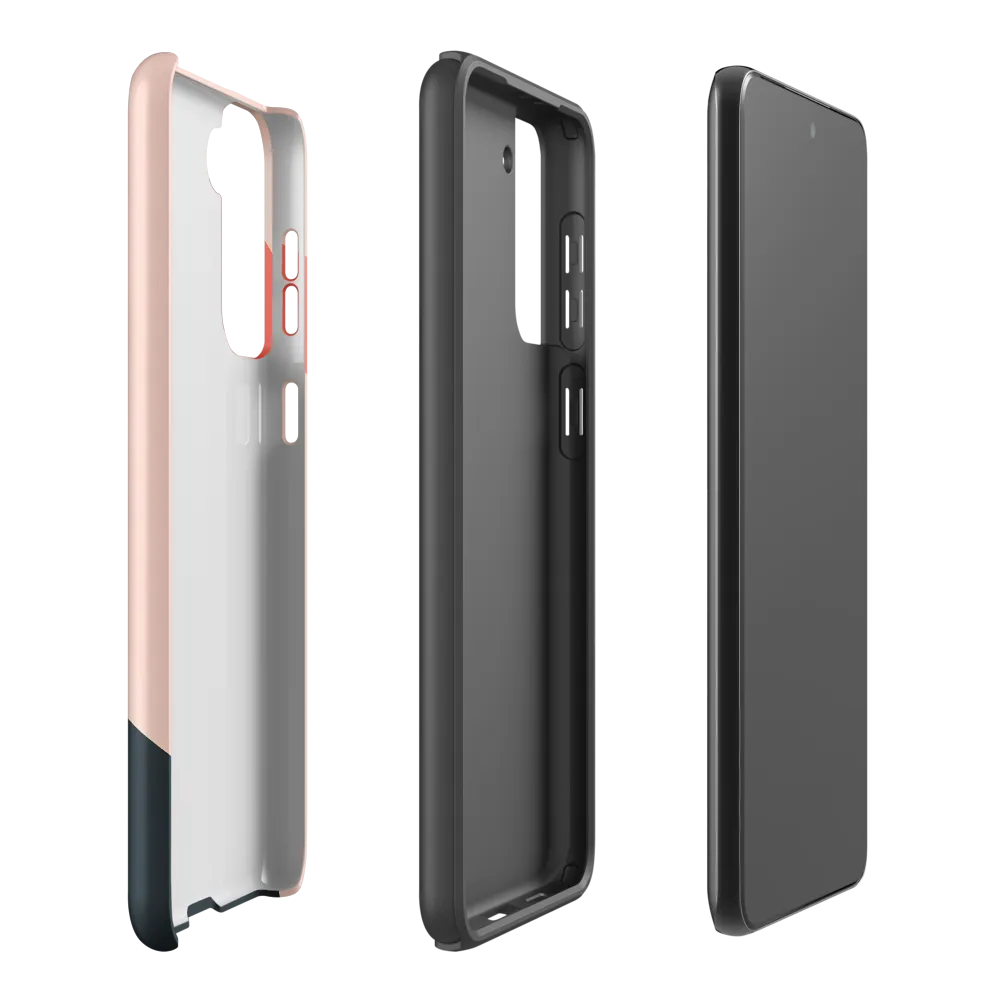 Contemplative Portrait in Minimalism | Phone Case |  S21 Plus | Tough Case | Matte